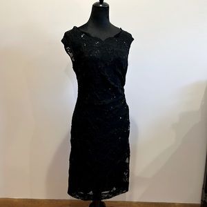 Ralph black lace dress